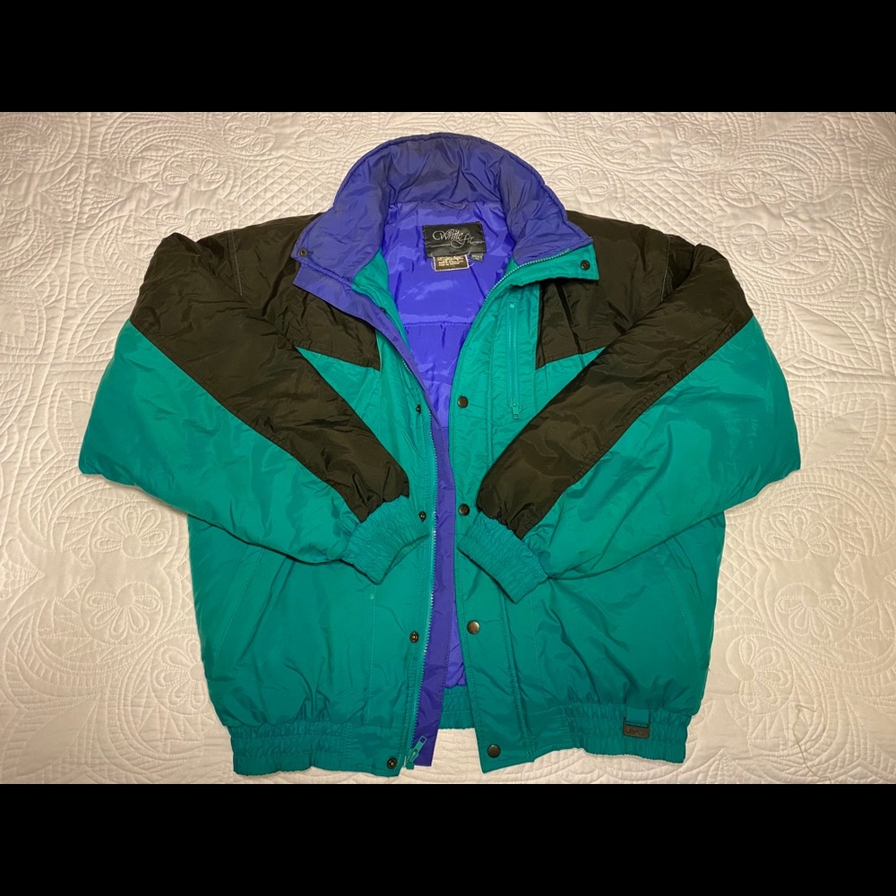 Vintage White Fir Men’s Winter Jacket XL